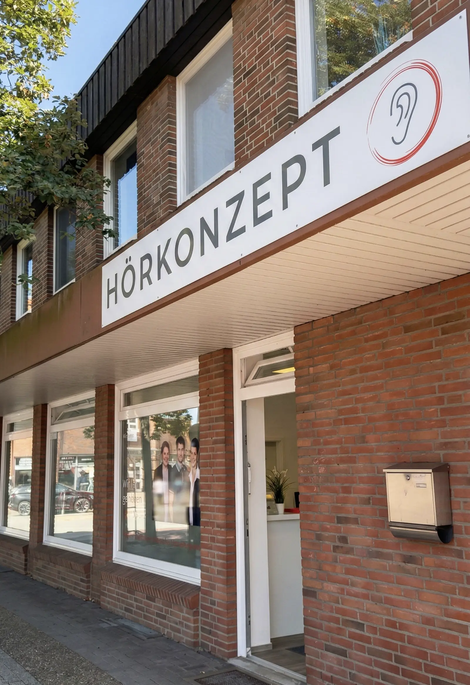 Außenansicht des Fachgeschäfts Hörkonzept in Winsen (Luhe)